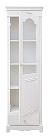 Vitrina din MDF, cu 1 sertar si 1 usa, Blanc Alb, l50xA34xH170 cm (2)