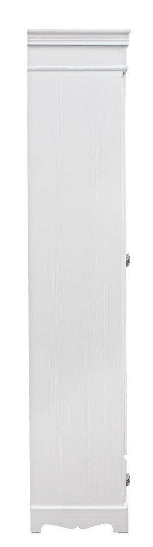Vitrina din MDF, cu 1 sertar si 1 usa, Blanc Alb, l50xA34xH170 cm (3)