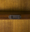 Vitrina din lemn cu 6 sertare si 2 usi, Artic Nuc / Alb, l105xA40xH180 cm (3)