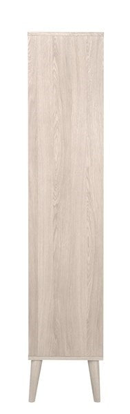 Vitrina din lemn si furnir Nagano Ivory , l80xA37xH178 cm (2)