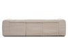 Coltar Fix Nube Crem, Sezlong pe Stanga, tapitat cu Stofa, Mecanism Recliner, Tetiere Reglabile, l300xA185xH80-100 cm (5)